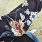 Gracie Top - black/floral/ stripe