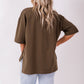 Weekender short sleeve sweat- khaki