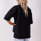 Weekender short sleeve sweat- Black