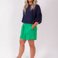Linen shorts - Green