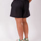 Linen shorts - Black
