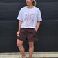 Linen shorts - Chocolate