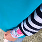 Taylor Top - Turquoise/stripe/floral