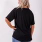 Boxy Tee - merino blk