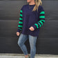 Weekender sweat - Navy/Green