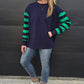Weekender sweat - Navy/Green