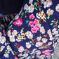 Lisa top - navy/dainty floral