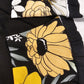 Taylor Top - Black/stripe sleeve/floral