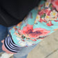 Taylor Top - Black/ mint floral
