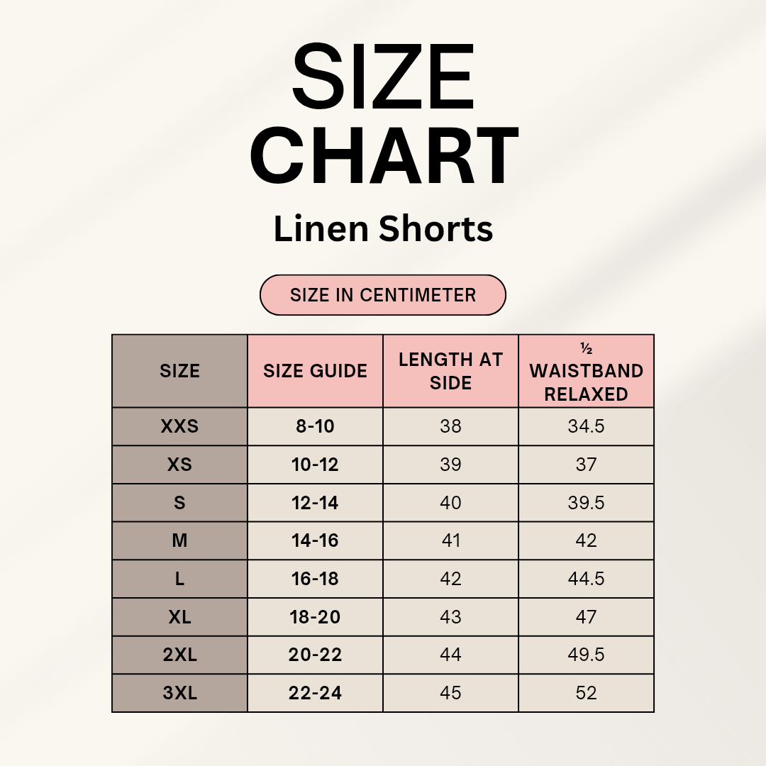 Linen shorts - Peacock