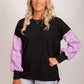 Taylor Top - lilac/pink/ black check