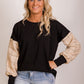 Taylor Top - beige/pink/ black check