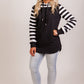 Harper hoodie - Black/white