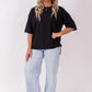 Weekender short sleeve sweat- Black