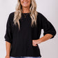 Peony Top- Black