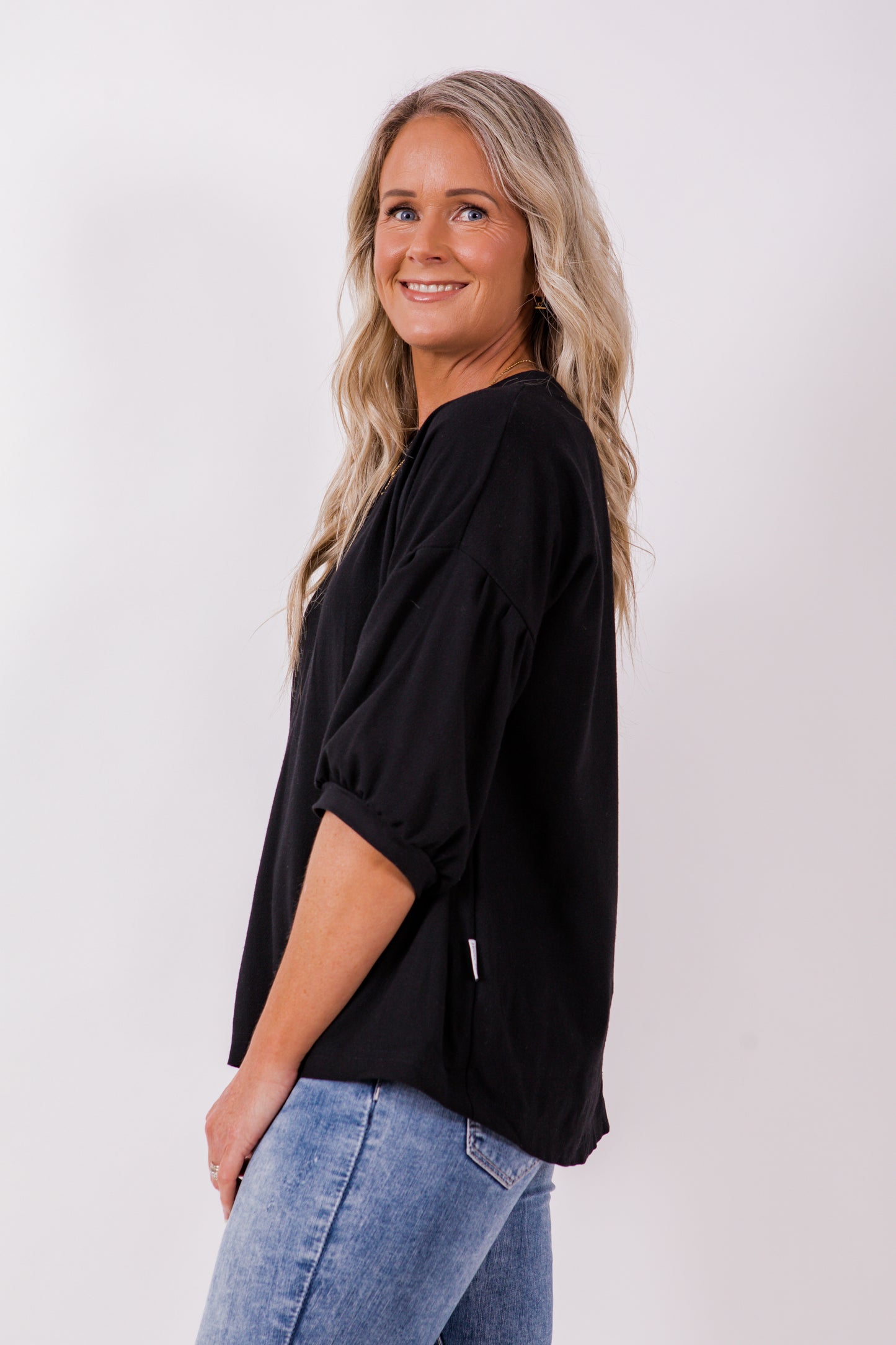 Peony Top- Black