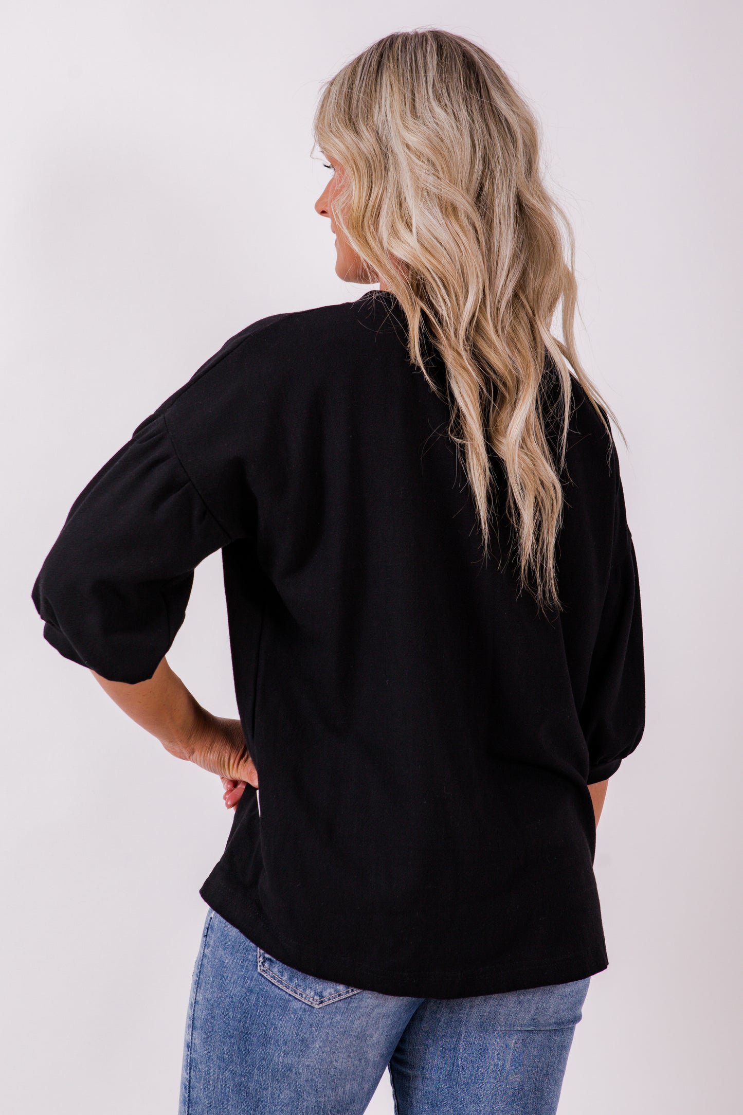 Peony Top- Black