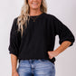 Peony Top- Black