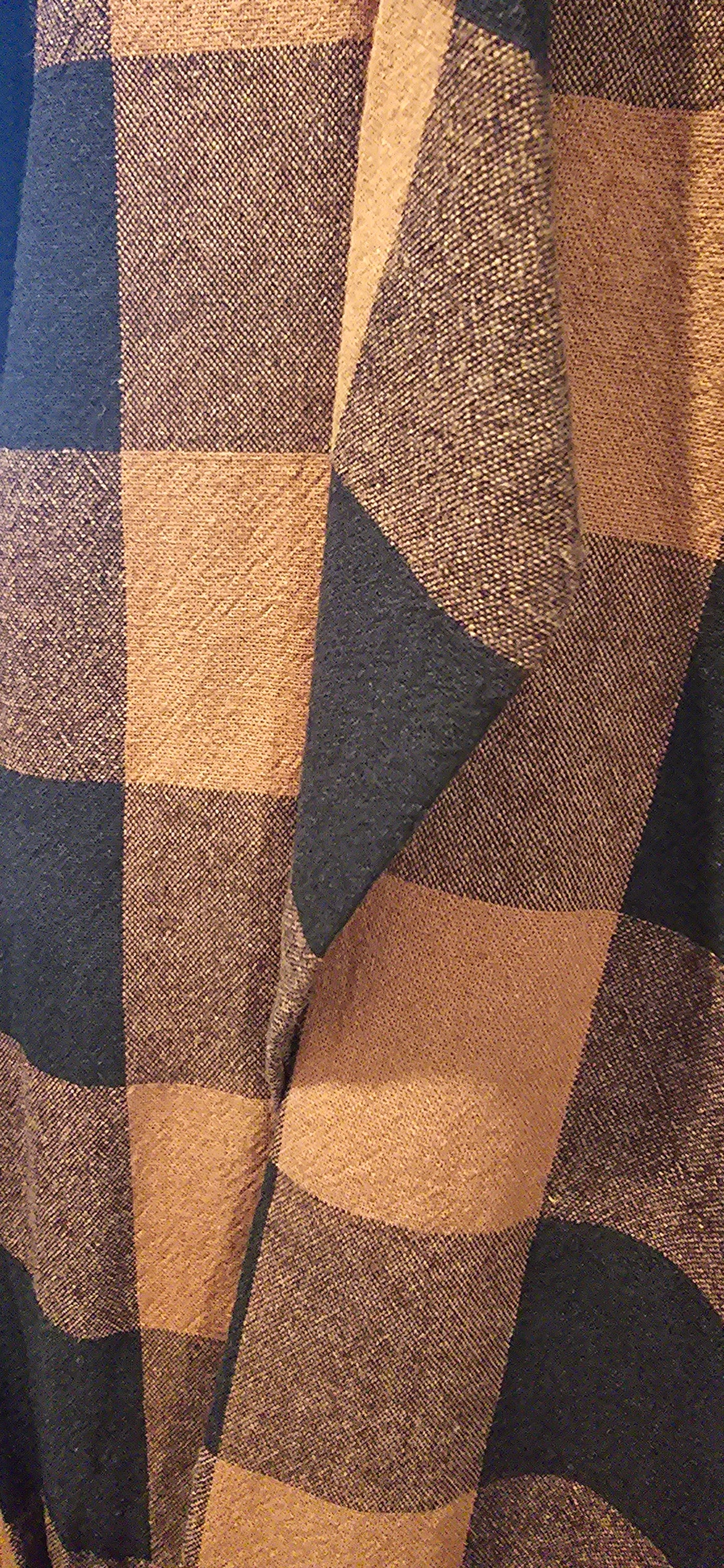 Taylor Top - black/ nutmeg check