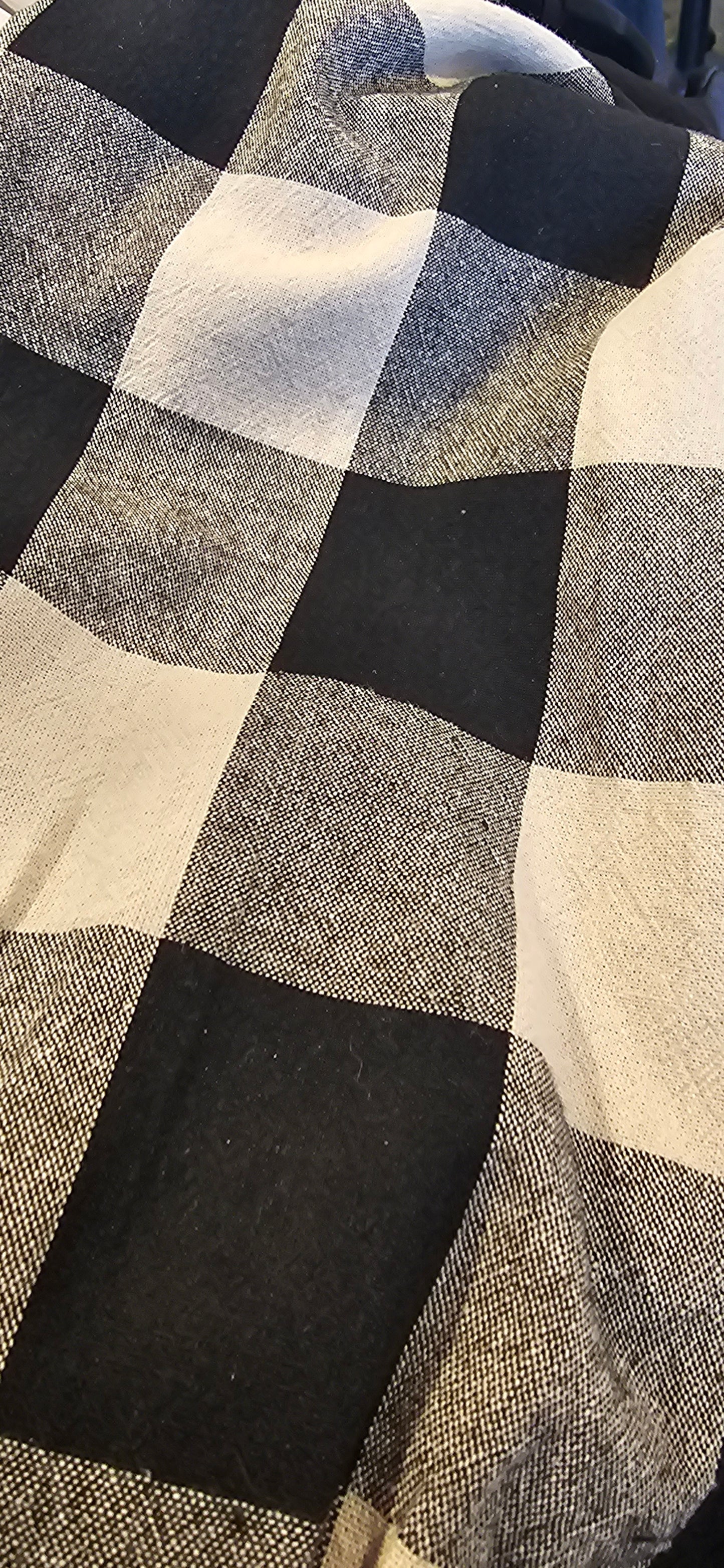 Taylor Top - black/beige check